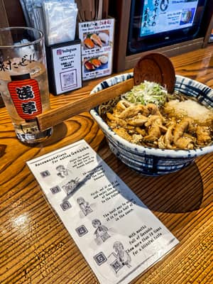 Tempura Bowl at Tokyo Izakaya