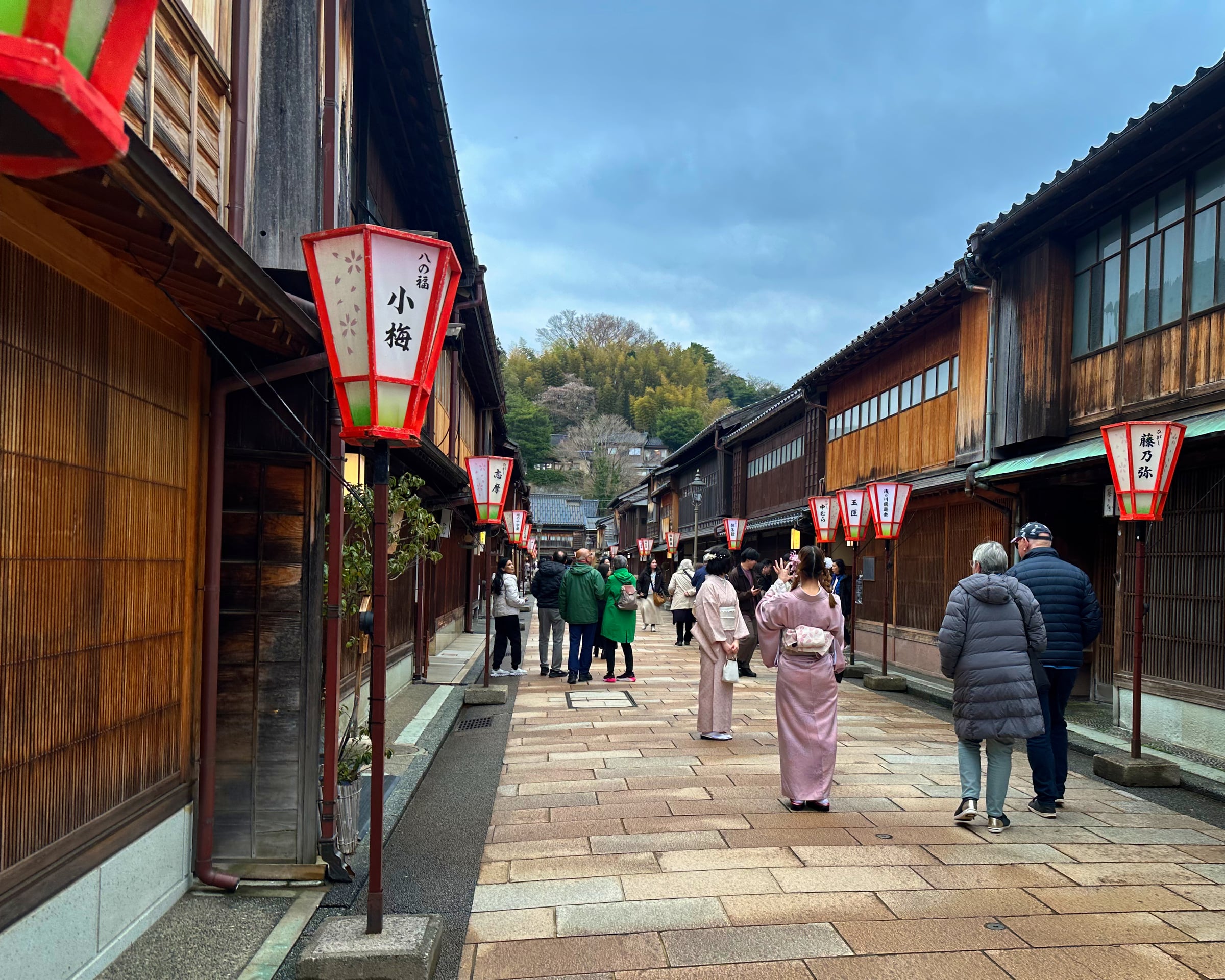Traditional Street in Kanazawa's Historic Geisha District