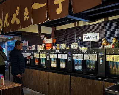 Premium Sake Dispensers in Takayama