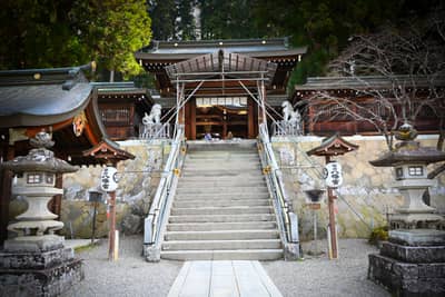 Traditional Shrine Entrance in Takayama