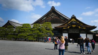 Nijo Castle Palace Buildings in Kyoto