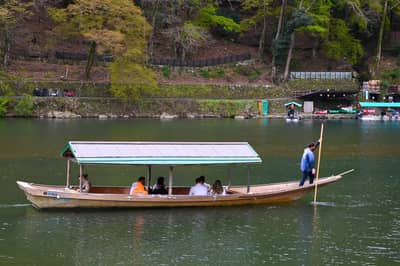 Traditional River Boat Tour in Kyoto
