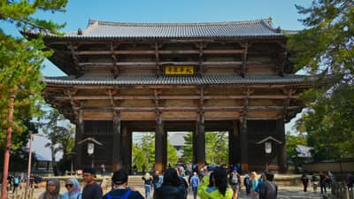 Nandaimon Gate at Todai-ji Temple, Nara
