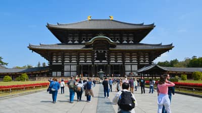 Todai-ji Temple Main Hall in Nara