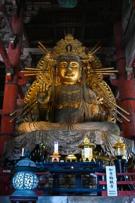 Nyoirin Kannon Buddha Statue in Nara Temple