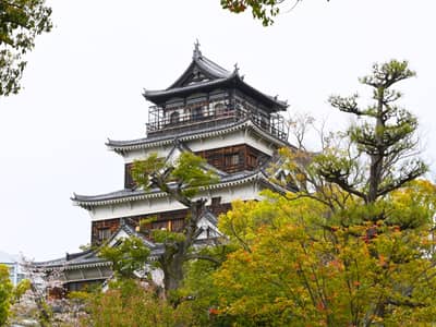 Hiroshima Castle in Spring