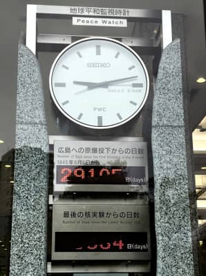 Peace Watch Clock, Hiroshima Peace Memorial