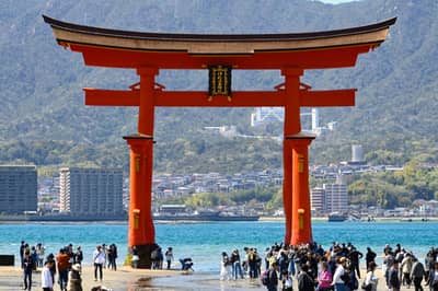 The Great Torii Gate of Itsukushima Shrine, Miyajima Island