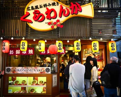 Okonomiyaki Restaurant in Hiroshima
