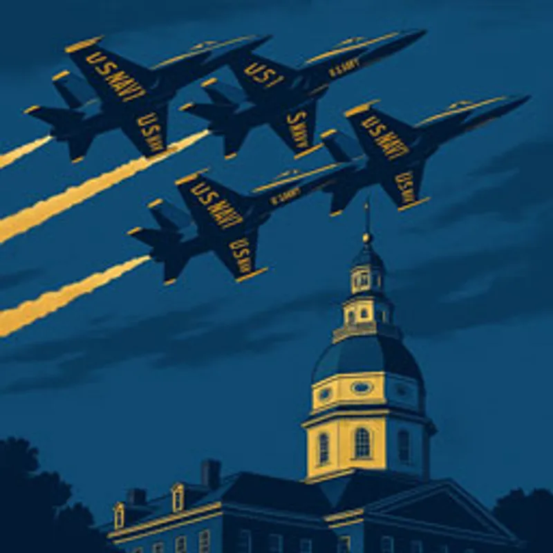 Blue Angels USNA Commissioning Week
